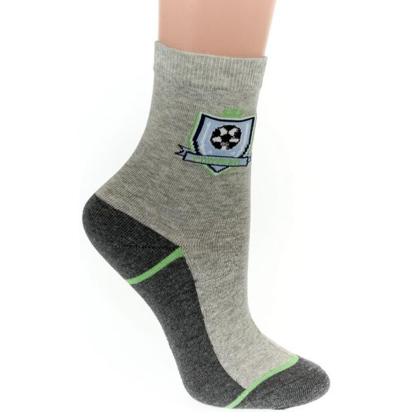 AURA.VIA Detské sivé ponožky FLOY 24111088