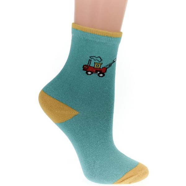 AURA.VIA Detské tyrkysové ponožky JONNY 24111127