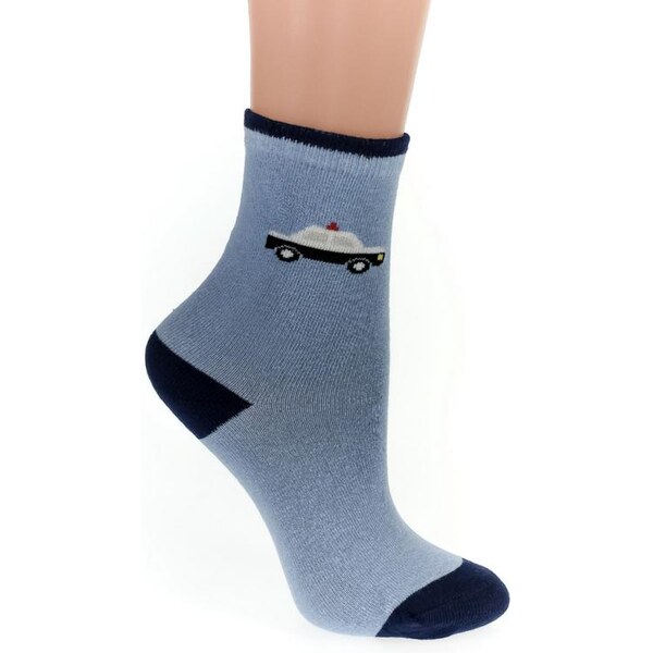 AURA.VIA Detské modré ponožky JONNY 24111124