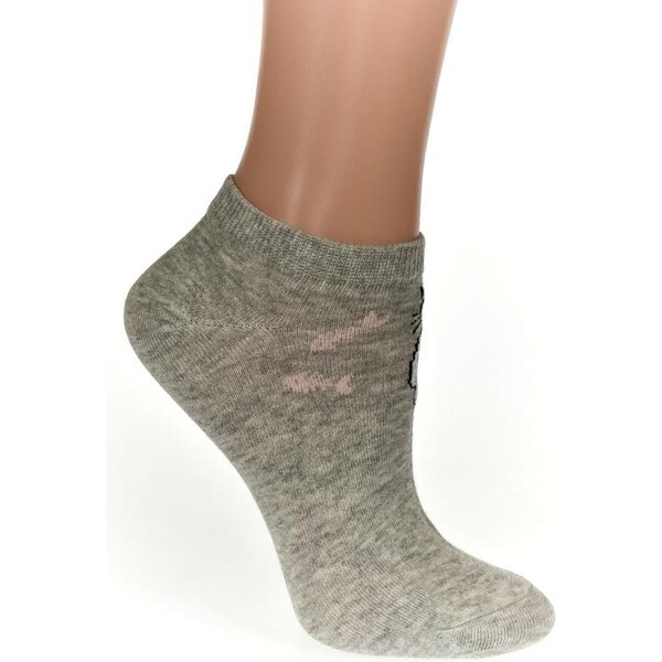 AURA.VIA Detské sivé ponožky CATY 24111145