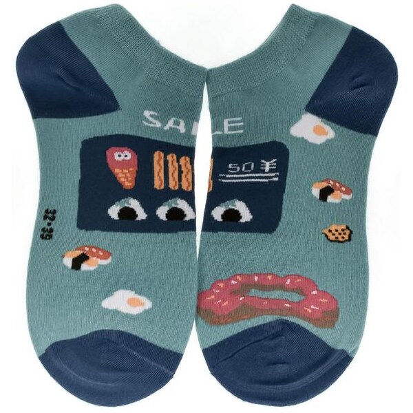 AURA.VIA Detské modré ponožky WICK 24111155