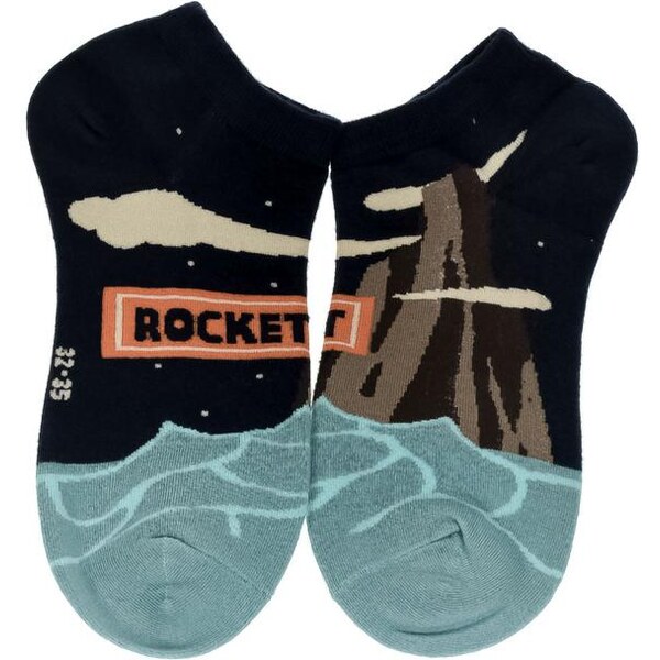 AURA.VIA Detské čierne ponožky WICK 24111157