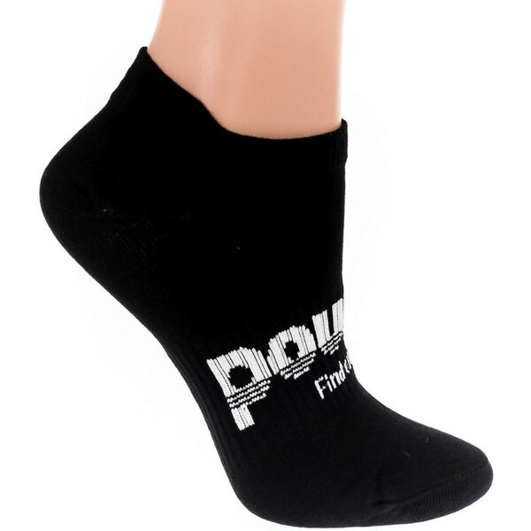 AURA.VIA Detské čierne ponožky POUSS 24111158