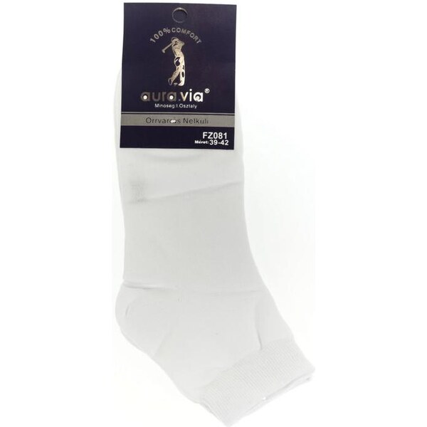 AURA.VIA Biele ponožky FFIN 24111168