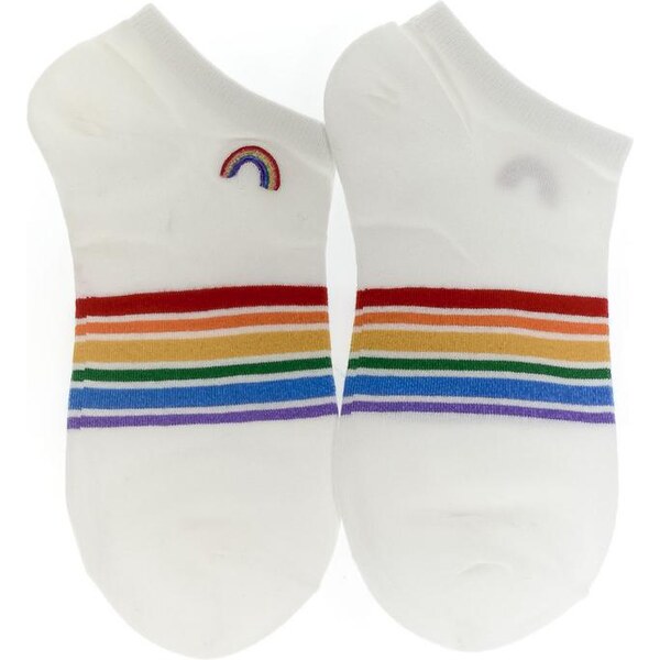 AURA.VIA Biele ponožky DANNI 24111269