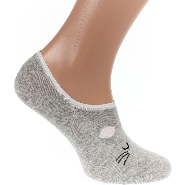AURA.VIA Sivé ponožky DOMES 24111271