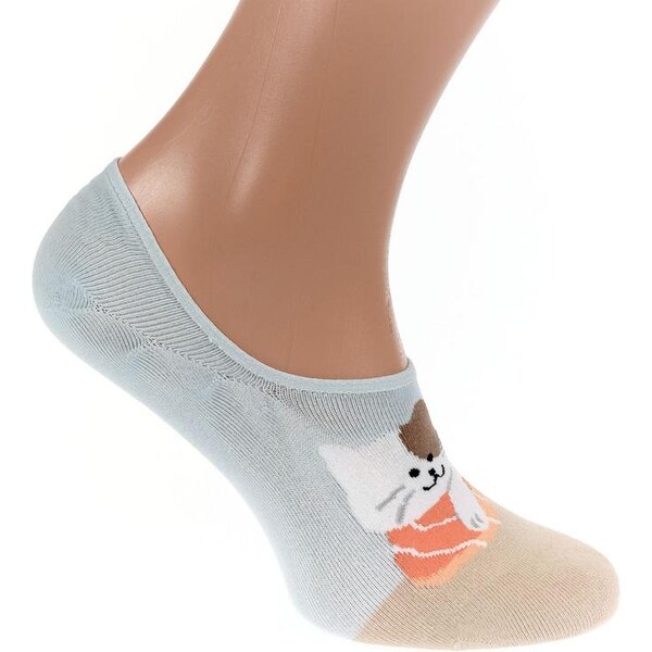 AURA.VIA Modro-hnedé ponožky DOMIS 24111277