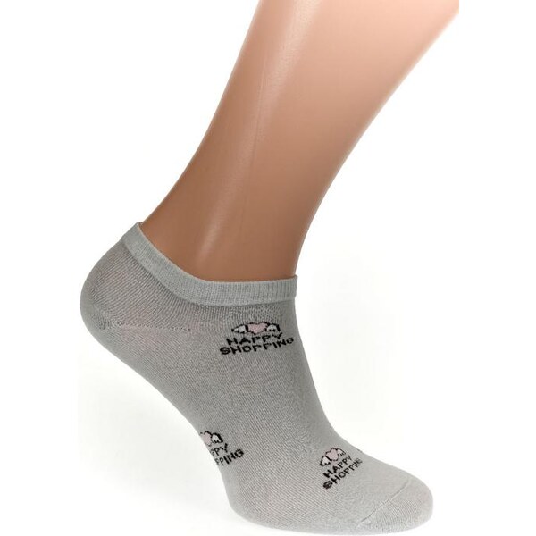 AURA.VIA Sivé ponožky SHOPPING 24111300