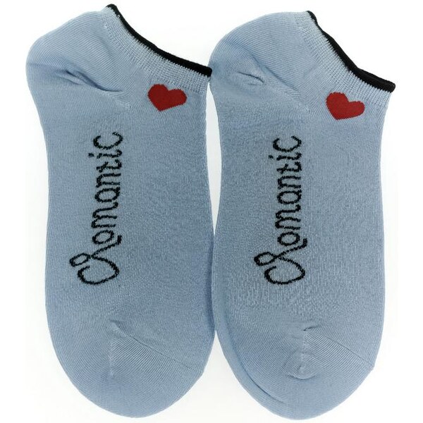 AURA.VIA Modré ponožky ROMANTIC 24111311