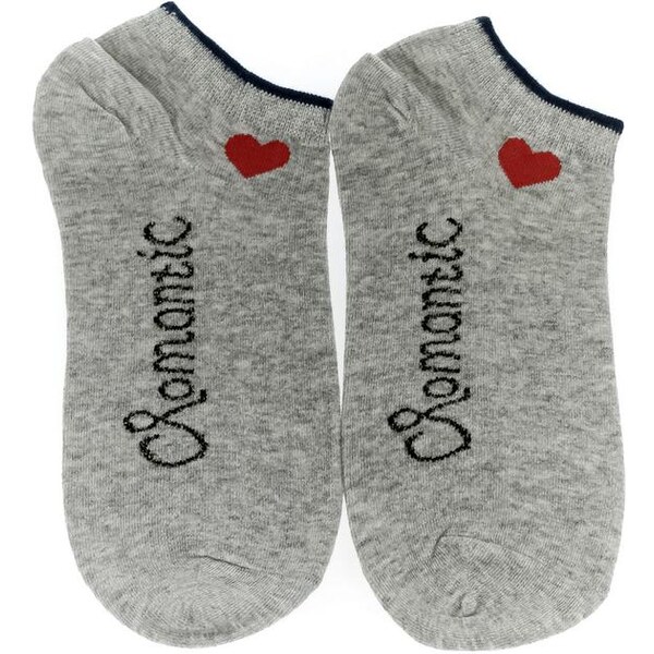 AURA.VIA Sivé ponožky ROMANTIC 24111341