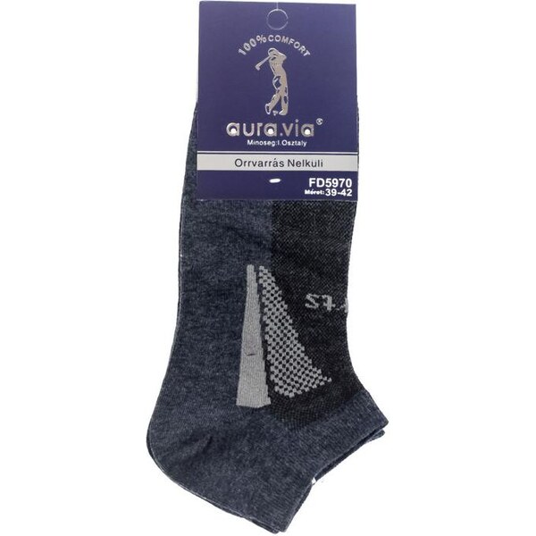 AURA.VIA Tmavo-sivé ponožky TEILE 24111376