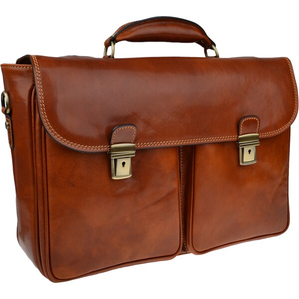 Camel kožená talianska kabelka Leonardo Camel NovaKabelka.sk 24135188