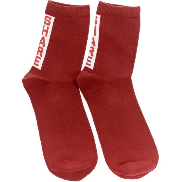 JOHN-C Pánske červené ponožky KALE 24144743
