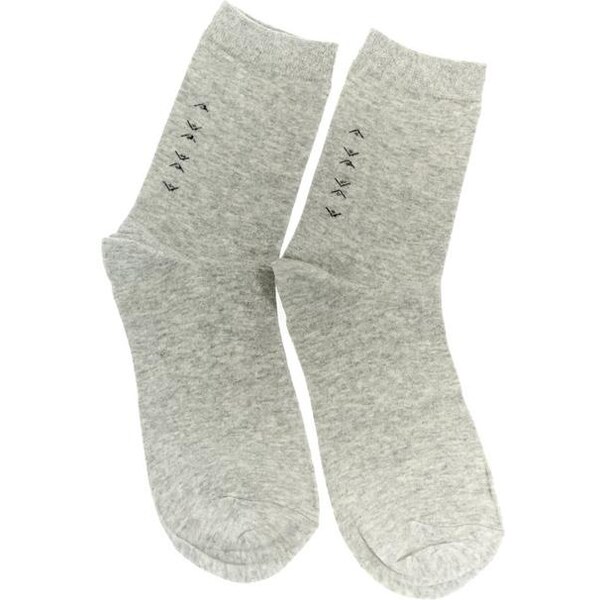 JOHN-C Pánske svetlo-sivé ponožky BRET 24144750