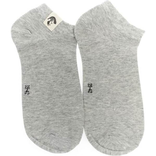 JOHN-C Pánske sivé ponožky ANDREE 66921496