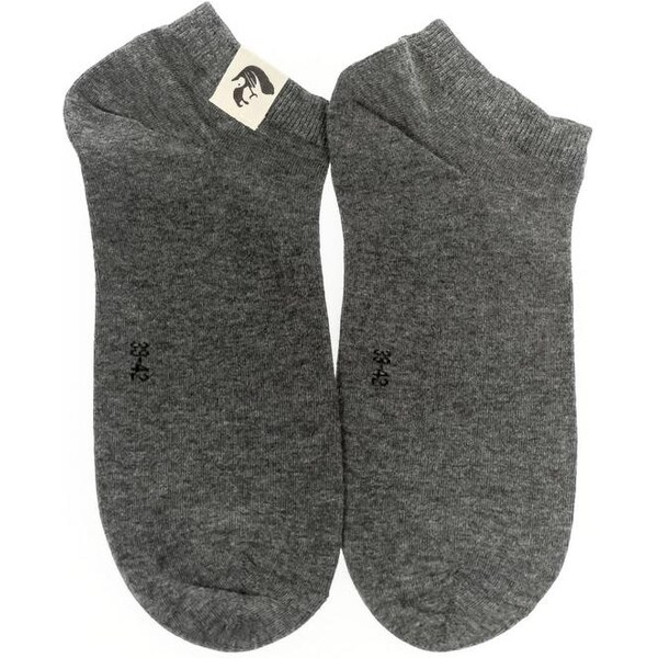 JOHN-C Pánske tmavo-sivé ponožky ANDREE 24144762