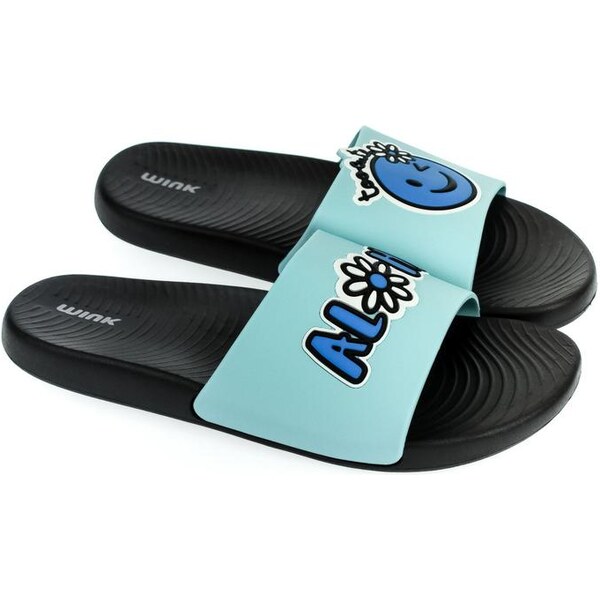 Dámske modré šľapky WINK ALOHA 24144783