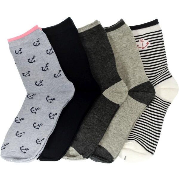 AURA.VIA 5 párov ponožiek ESAN 24144788