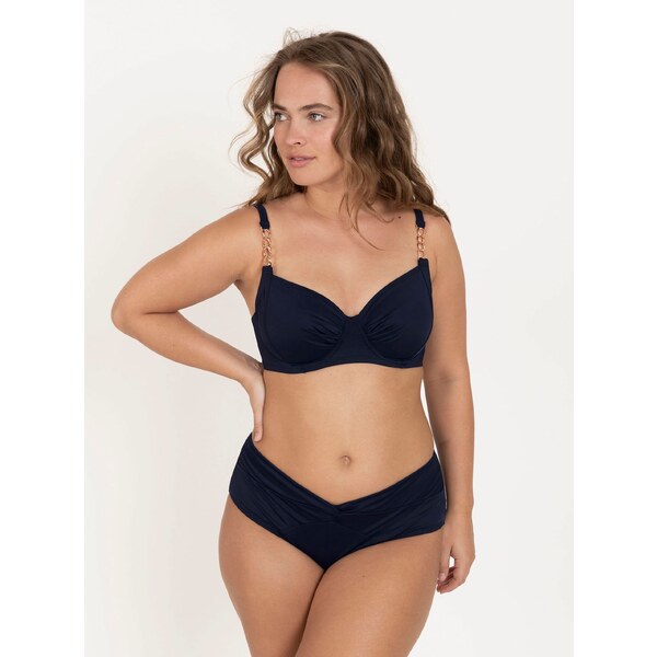 Dark blue swimsuit top DORINA - Women 55255778