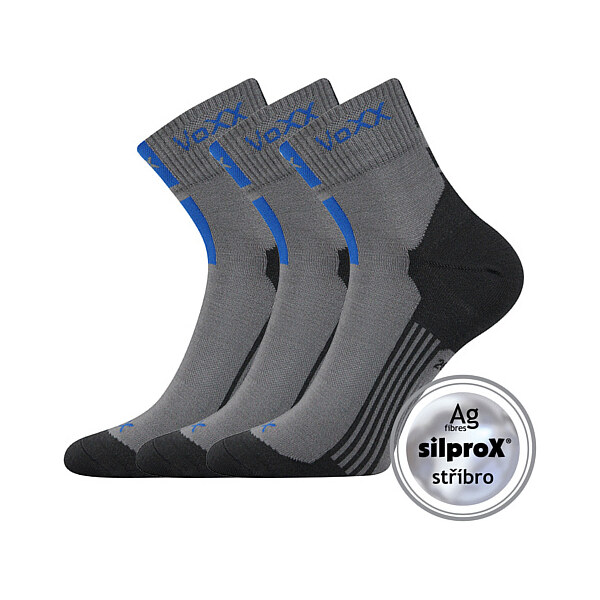 MOSTAN členkové antibakteriálne ponožky so striebrom VoXX Sv. sivá 39 26458659