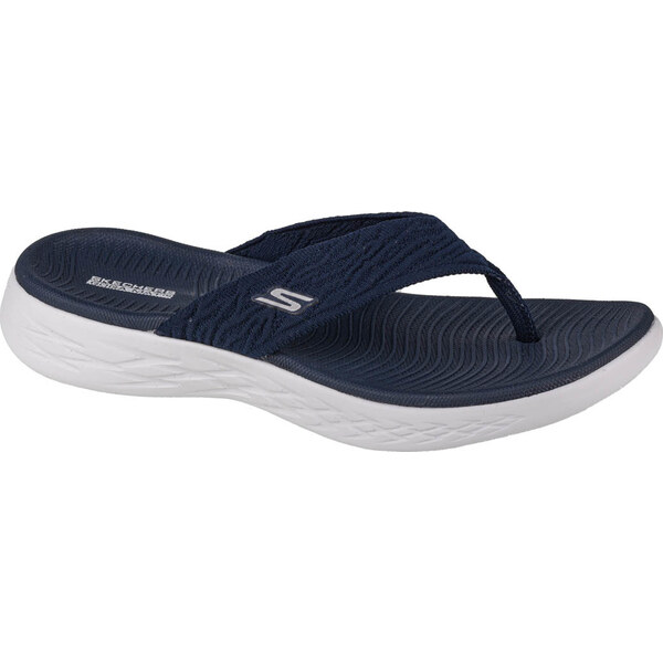 Tmavomodré dámske žabky Skechers On The Go 600 Sunny 140037-NVY 63567883
