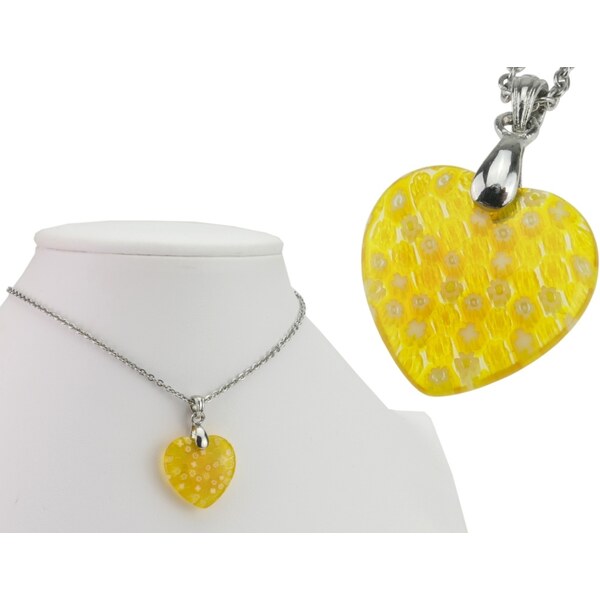 CITY STORM Detská retiazka s príveskom srdiečko z chirurgickej ocele 66888858