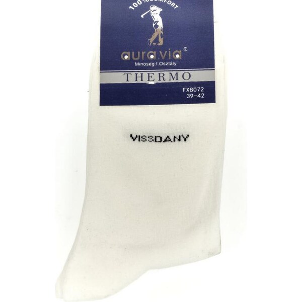AURA.VIA Pánske thermo biele ponožky VISSDANY 24332360