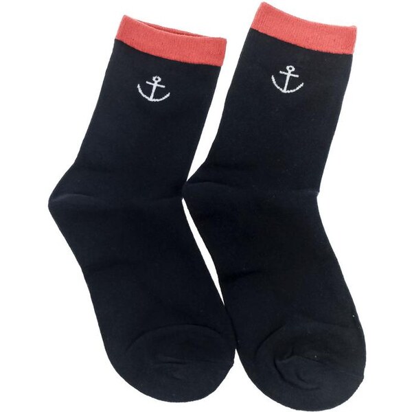 AURA.VIA Dámske tmavo-modré ponožky JAVA 24332347