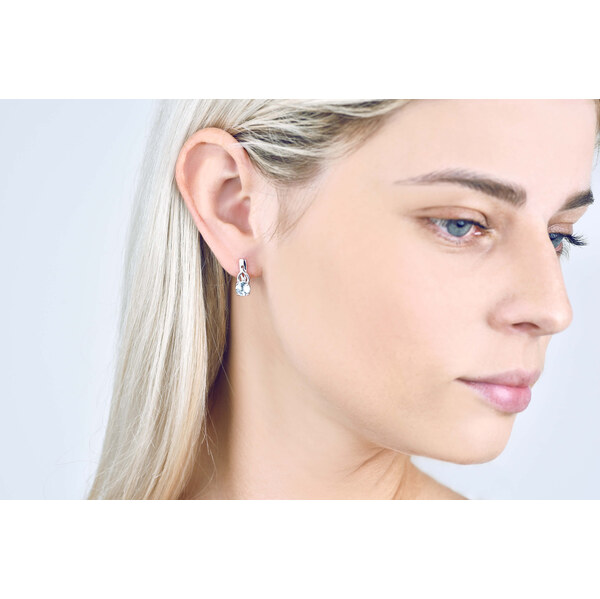 Beneto Exclusive Strieborné náušnice s TOPAZ TOPAGUC1952 66990785