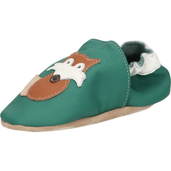 BECK Papuče Fuchs béžová / karamelová / nefritová / biela 65772381