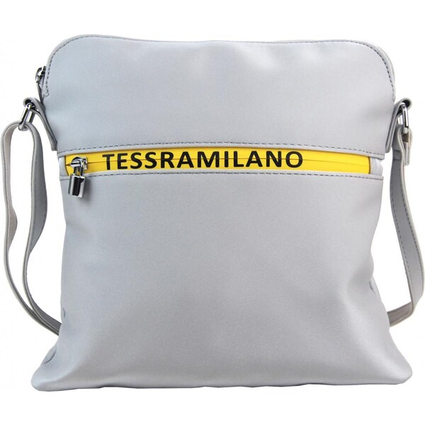 MARIA MARNI Športová crossbody dámska kabelka strieborná 24397253