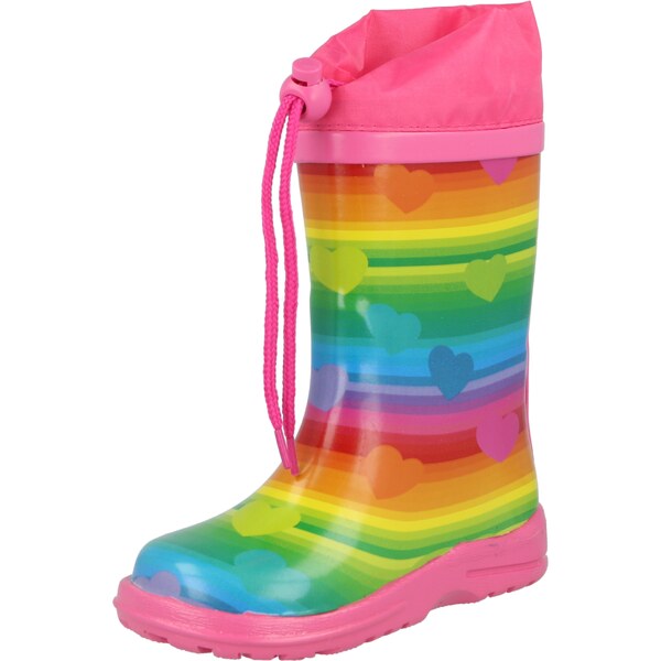 BECK Gumáky zmiešané farby / ružová 54441267