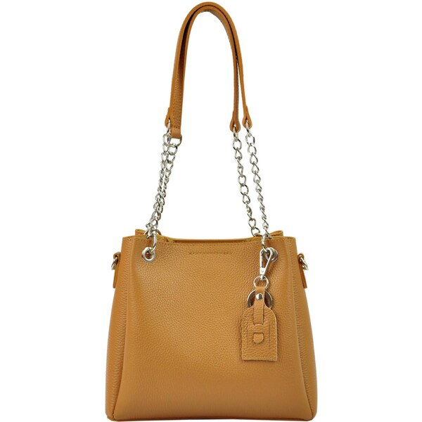 Kožená kabelka s retiazkou Luka 66065237