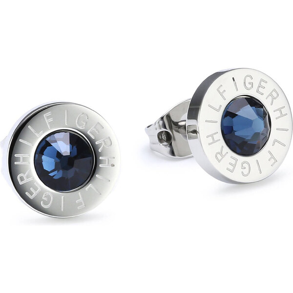 Tommy Hilfiger Oceľové náušnice s modrým kryštálom TH2700260 66579745