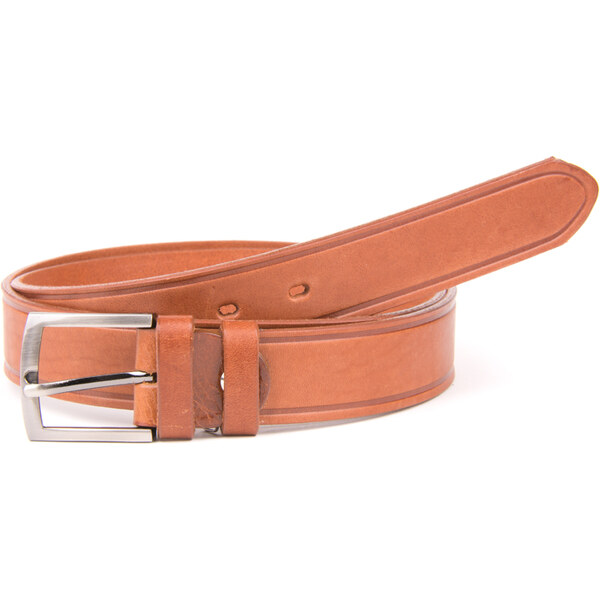 M&M Kožený oblekový opasok 53278107