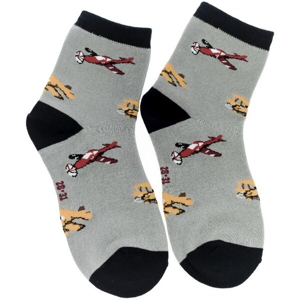 AURA.VIA Detské sivé ponožky ARUN 24472480