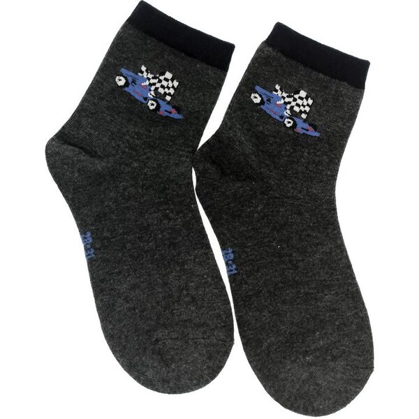 AURA.VIA Detské tmavo-sivé ponožky ARUN 24472481