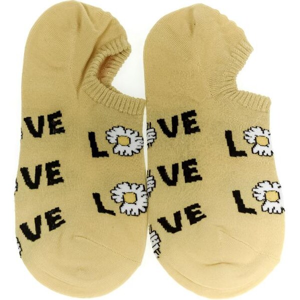 AURA.VIA Dámske žlté ponožky NAIRA 24496510