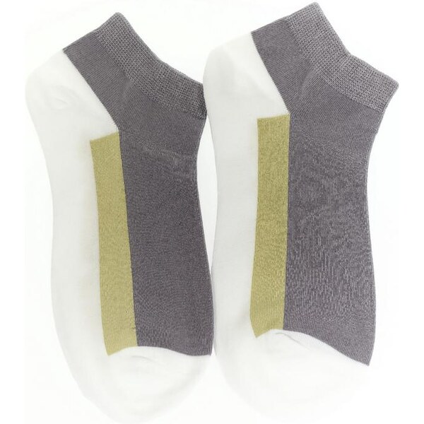 AURA.VIA Dámske sivo-biele ponožky NIX 24496514