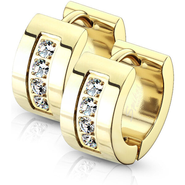 Dámske náušnice z chirurgickej ocele CLAIRE 24527636