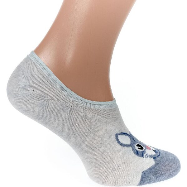 AURA.VIA Dámske sivé ponožky ILAY 24560144