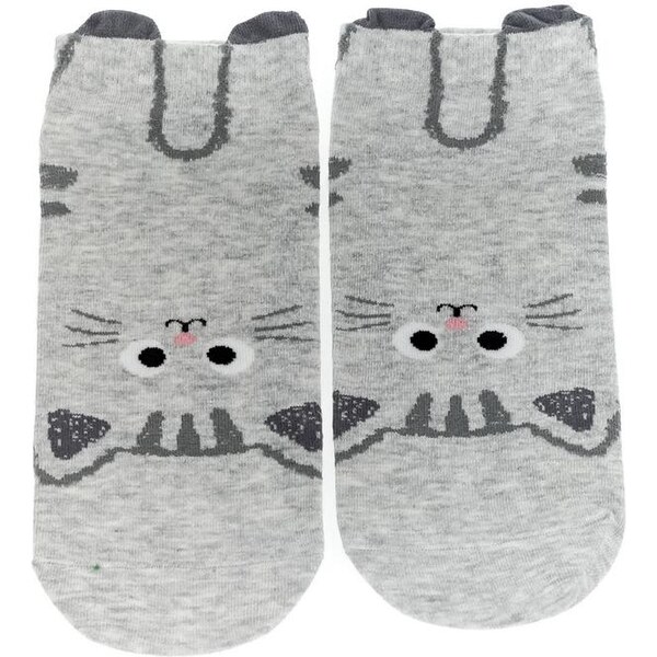 AURA.VIA Dámske sivé ponožky SALINA 24560126