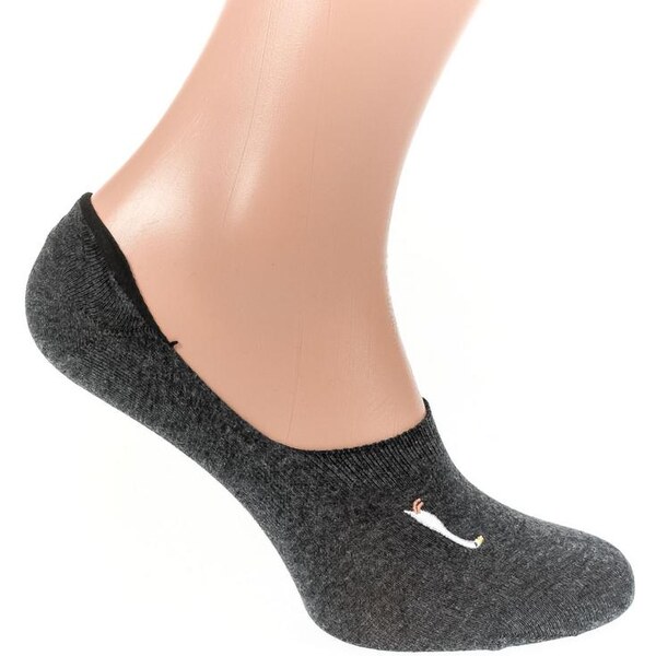 AURA.VIA Dámske tmavo-sivé ponožky MAI 24560137