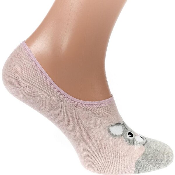 AURA.VIA Dámske ružové ponožky ILAY 24560142