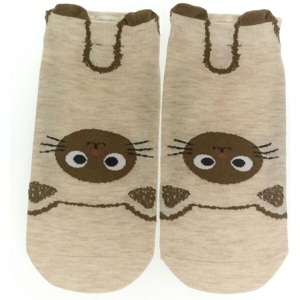 AURA.VIA Dámske béžové ponožky SALINA 24560127