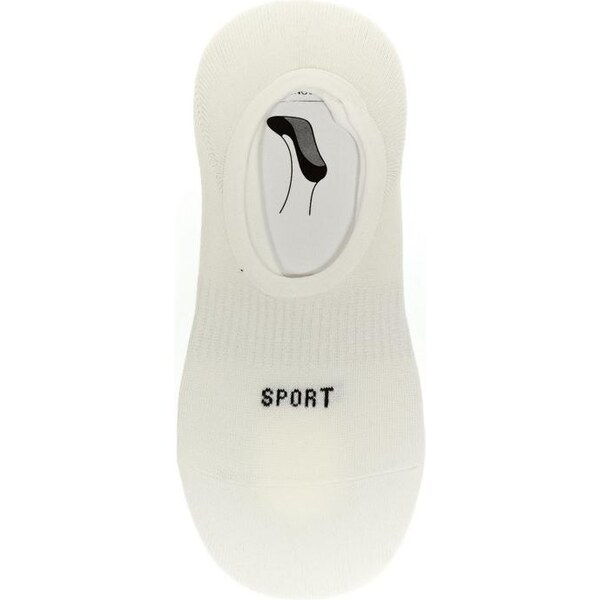 AURA.VIA Dámske biele ponožky SPORT 24560138