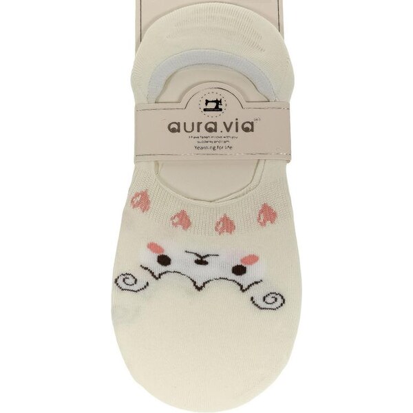 AURA.VIA Dámske béžové ponožky DEVI 24560147