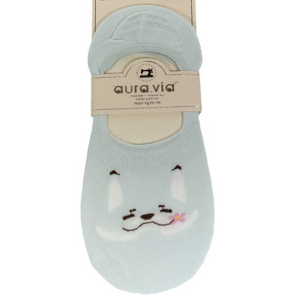 AURA.VIA Dámske modré ponožky DEVI 24560148