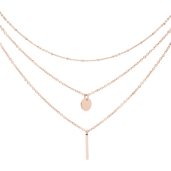 Troli Trojitý bronzový náhrdelník 66586412