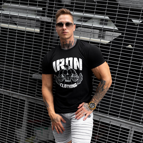 Iron Aesthetics UltraSoft tričko IRON MAN, čierne 24553643